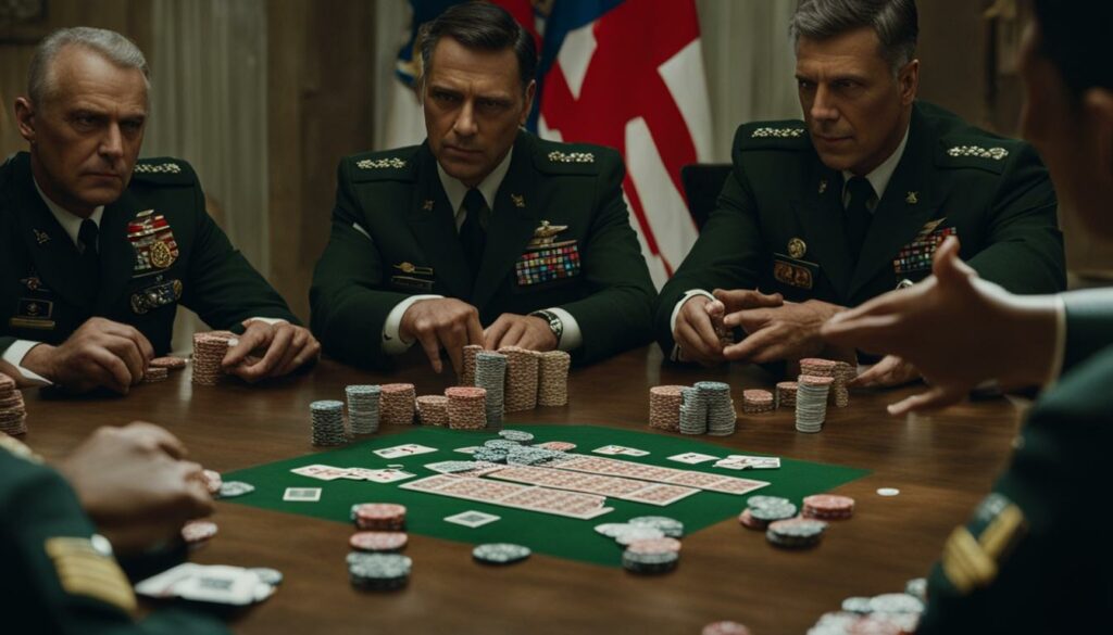 military gambling policy